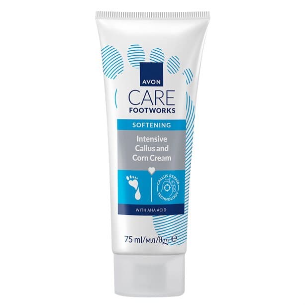 Avon Care Footworks Intensive Callus and Corn Cream 75ml