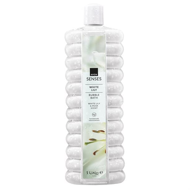 Senses White Lily Bubble Bath 1000ml