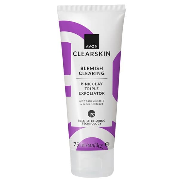 Clearskin Blemish Clearing Pink Clay Triple Exfoliator 75ml