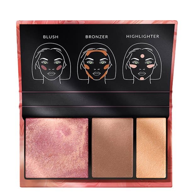 Avon Ultra Colour Golden Hour 3-in-1 Face Palette 3.8 grams
