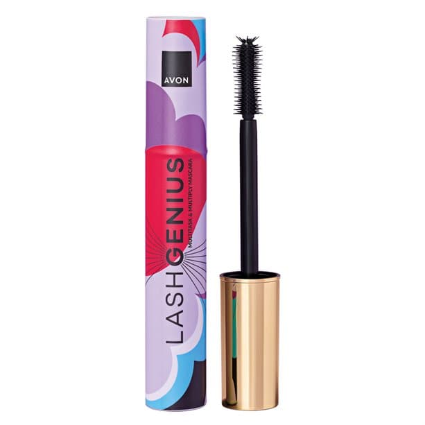 Avon Lash Genius Multitask & Multiply Blackest Black Mascara 10ml