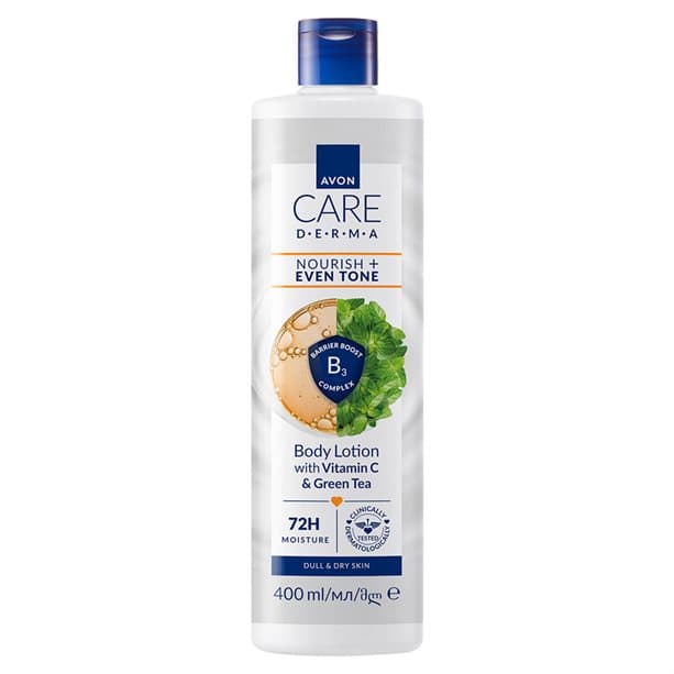 Avon Care Derma Nourish + Even Tone Body Lotion 400ml