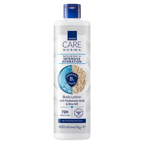 Avon Care Derma Nourish + Intensive Hydration Body Lotion 400ml
