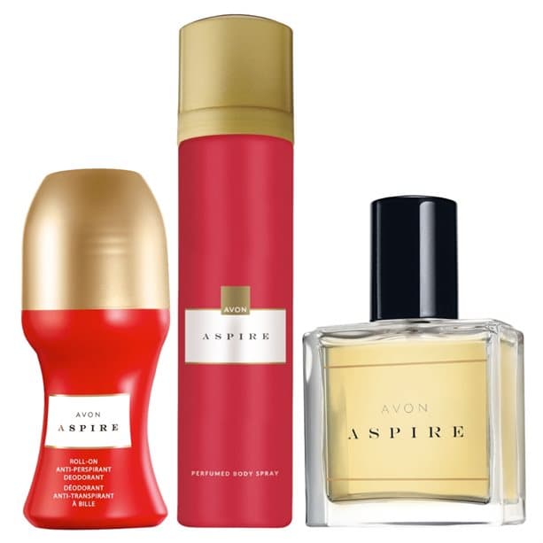 Aspire for Her Roll-On, Body Spray & Eau de Toilette