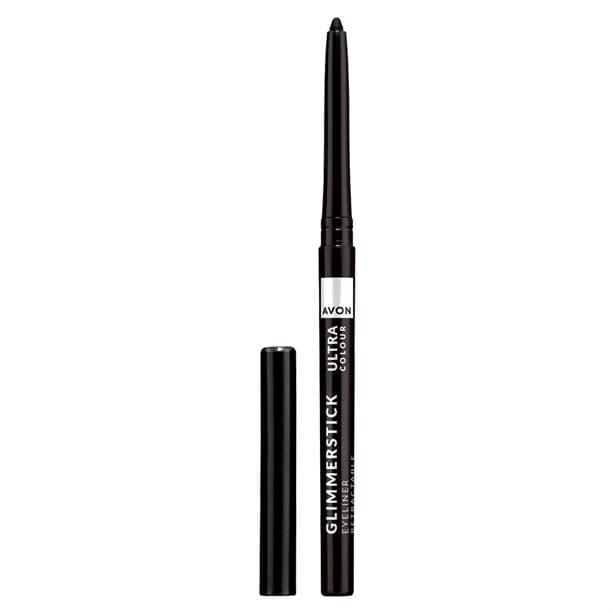Avon Ultra Colour Glimmerstick Blackest Black Eyeliner 0.28 grams