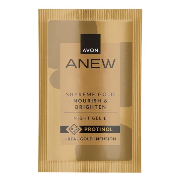 Anew Supreme Gold Nourish & Brighten Night Gel Sample Sachet 2ml