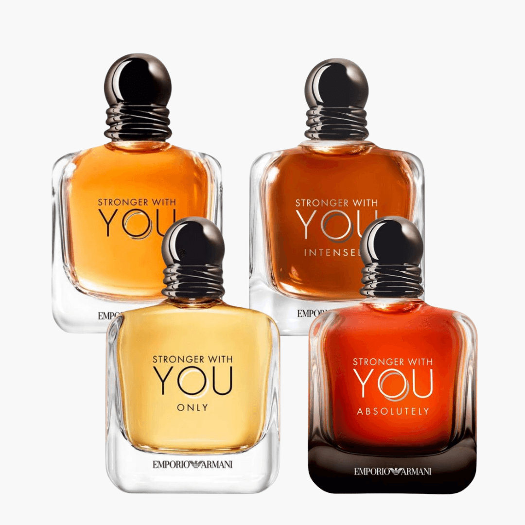 Emporio Armani Stronger With You Intensely/Sandalwood/Tobacco/Oud Set (4x35ml)