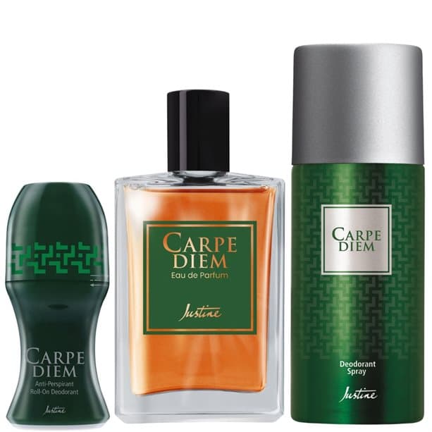 Carpe Diem Roll-On Deodorant, Eau de Parfum 100ml & Deodorant Spray